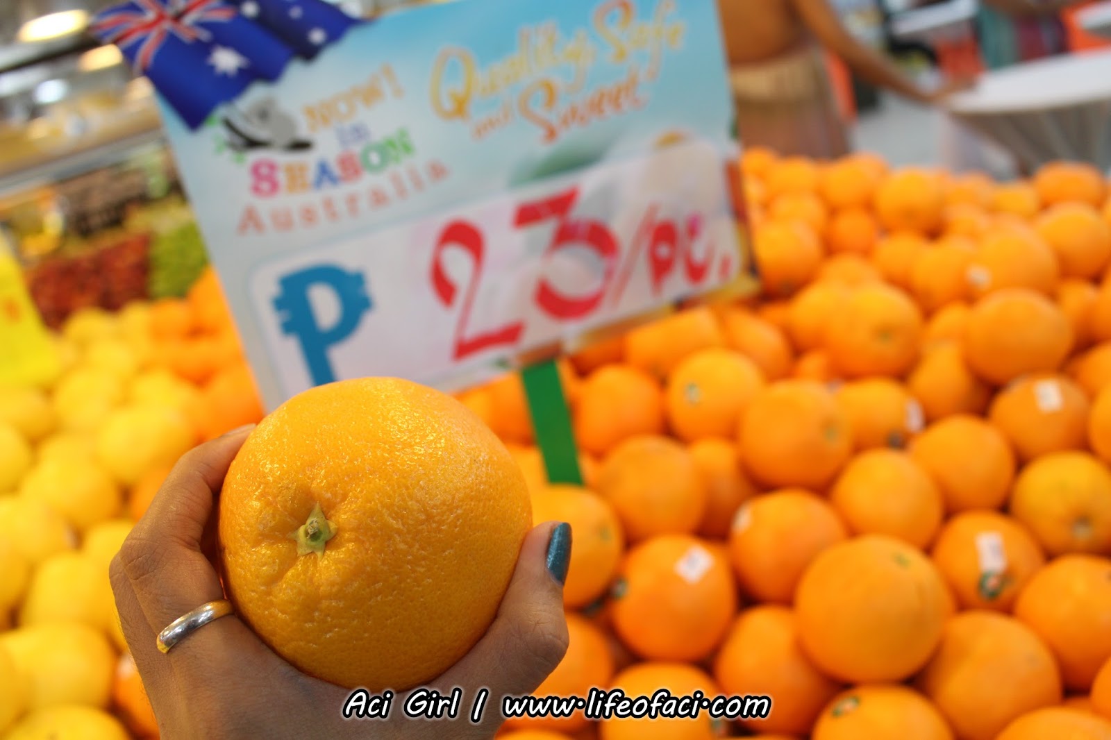 Now In Season! Australian Oranges Get Yours at Rustan’s and Shopwise