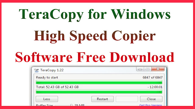 FastCopy Software for PC High Speed Copier FastCopy Software for PC Free Download | TeraCopy