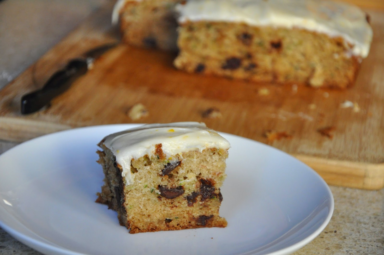 Sophia's Sweets Spiced Zucchini Cake with Orange Cream Cheese Frosting