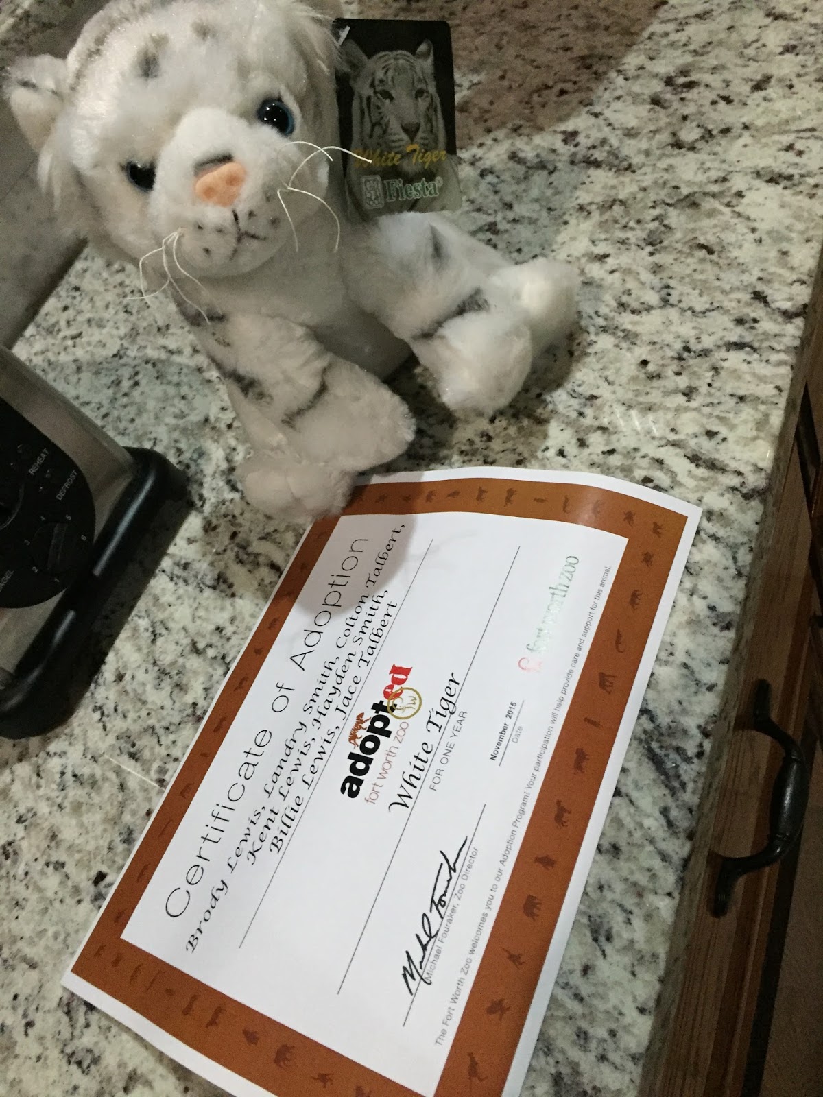 Hold the Gluten Please 30 in 30 12 Adopt a Zoo Animal