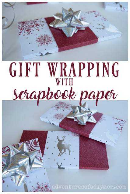 Wrap your gifts with scrapbook paper. Using a punch board, create custom sized box envelopes perfect for gift giving.