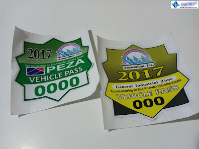 Vehicle Pass - 3M Reflective Stickers Vehicle Pass - 3M Reflective Stickers