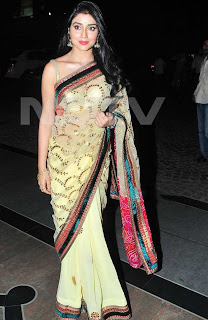 Southern siren Shriya Saran looks elegant in a saree