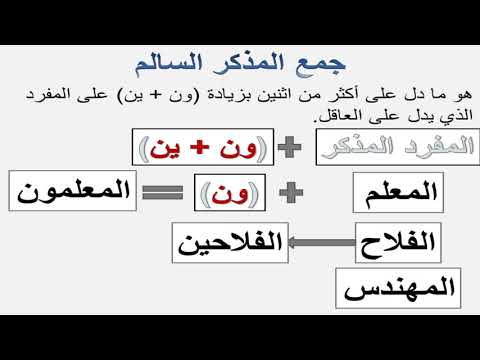 المتفوقون هو جمع مذكر سالم