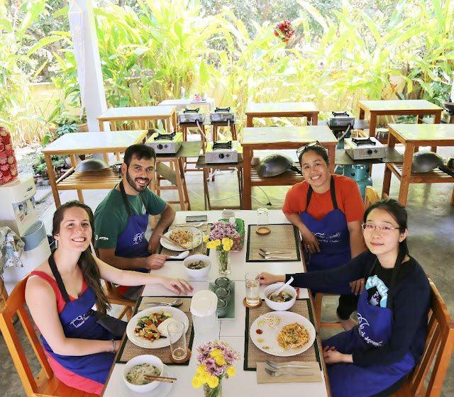 Thai Secret Cooking Class Photos. March 11-2017. Pa Phai, San Sai District, Chiang Mai, Thailand.