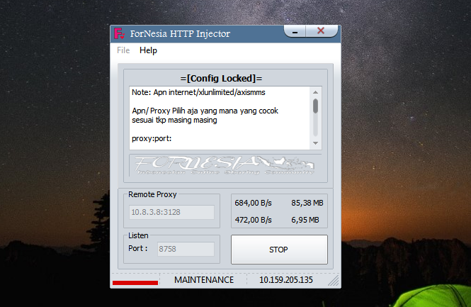 Config Fornesia HTTP Injector (FHI) Axis Hitz Unlimited Terbaru
