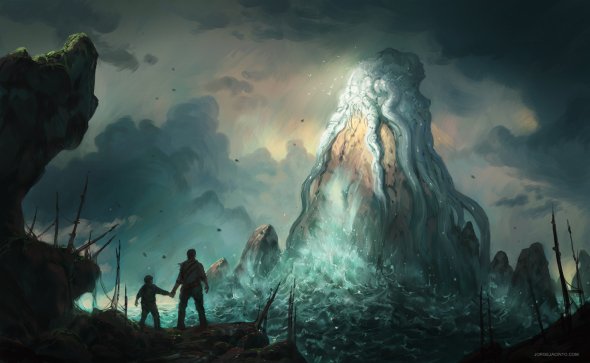 As sombrias ilustrações de fantasia e terror de Jorge Jacinto Jorge Jacinto deviantart artstation arte ilustrações fantasia terror sombrio lovecraft games