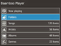 Bamboo Player, Aplikasi Music Player untuk BlackBerry