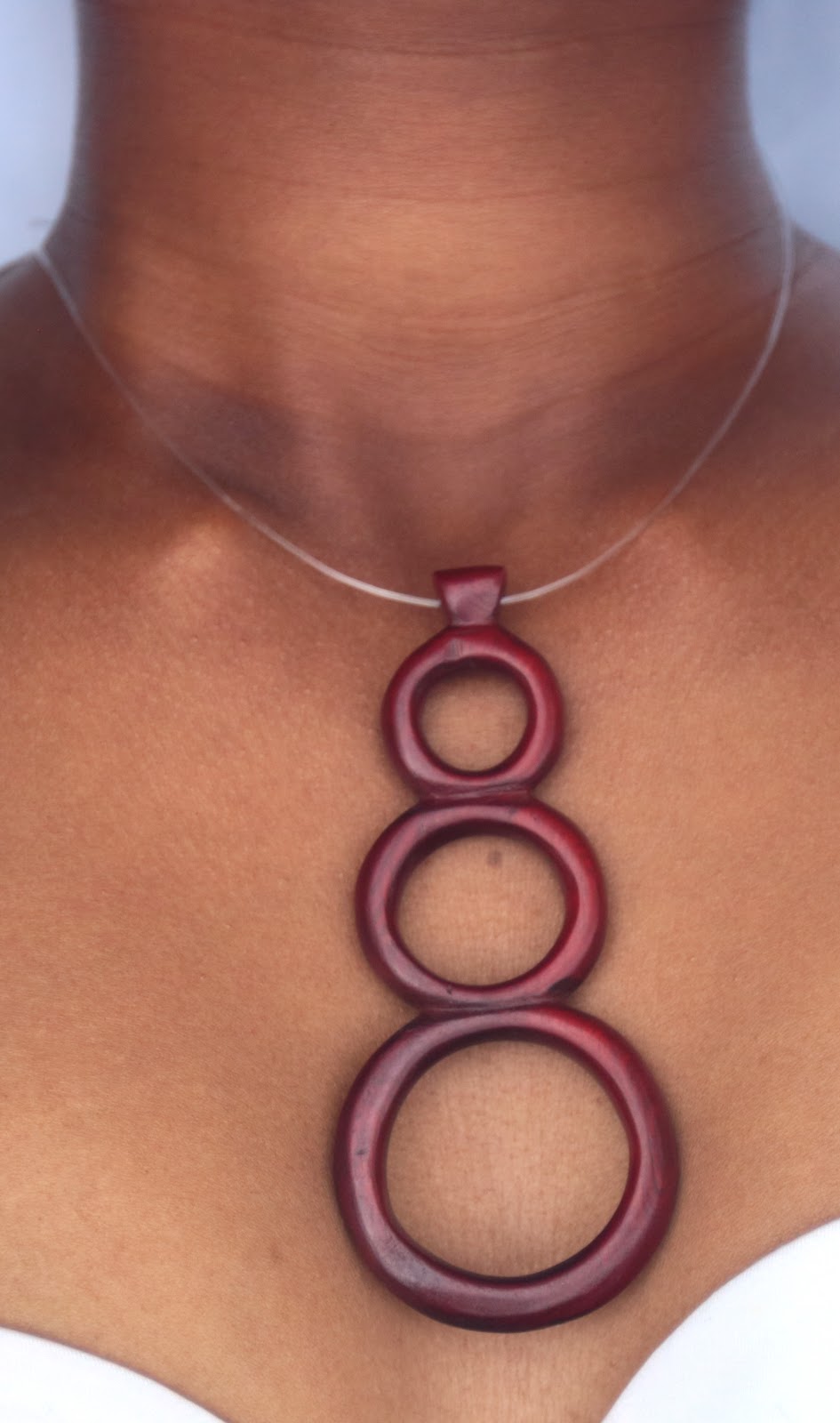 Malik Trinity Wood Necklace/Choker