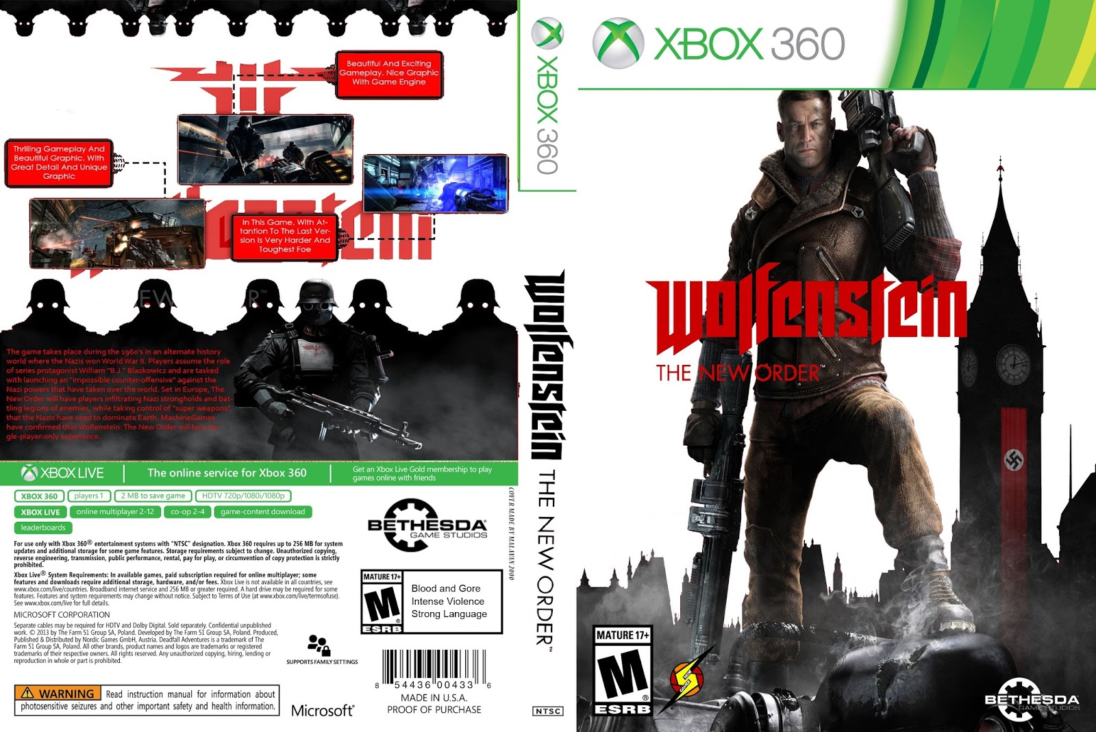 wolfenstein the new order xbox 360