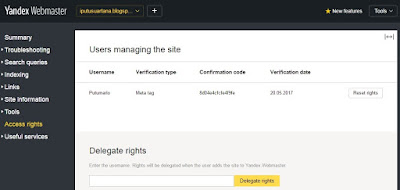 verifikasi yandex