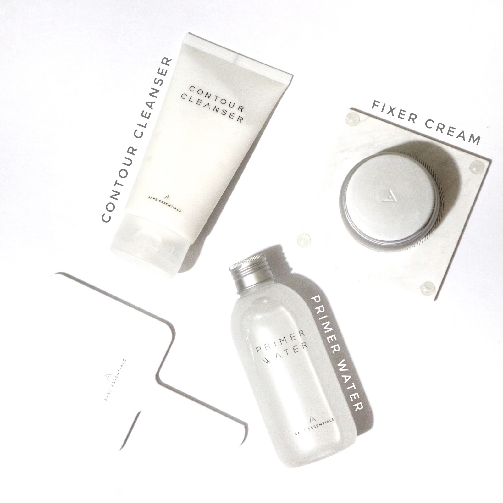 Althea Korea Bare Essentials Althea Korea Bare Essentials flatlay (Contour cleanser, primer water, fixer cream)