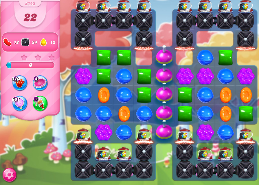 Candy Crush Saga level 3142 Candy Crush Saga level 3142