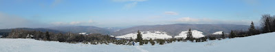Panorama w kierunku doliny Żydołczyka. Panorama w kierunku doliny Żydołczyka.