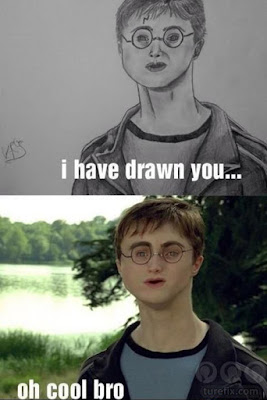 I have drawn you, funny picture Harry Potter