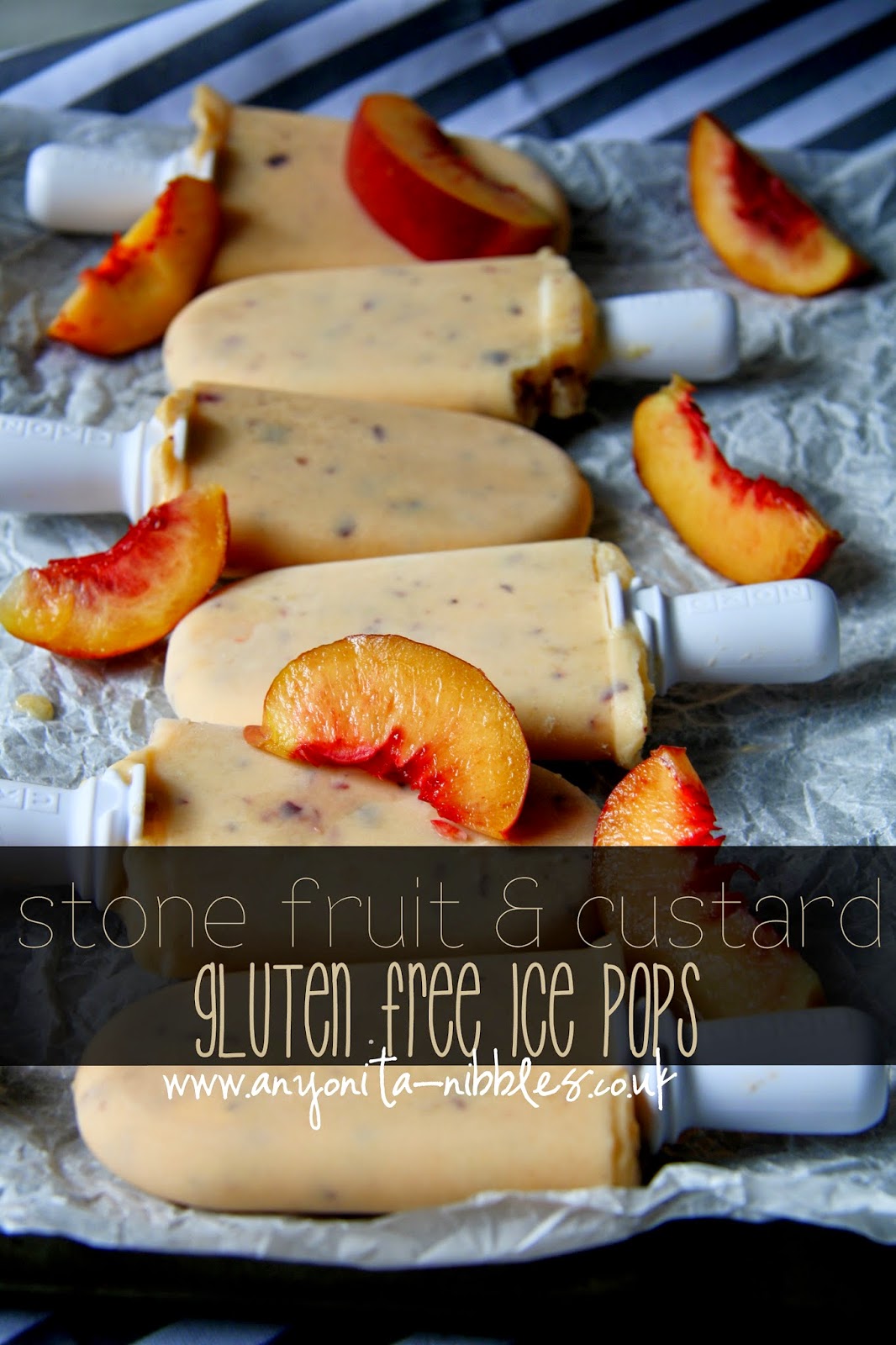 #noaddedsugar glutenfree stone fruit & custard ice pops from www.anyonita-nibbles.co.uk