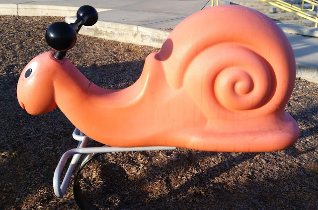 snail ride at the park