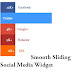 Smooth Sliding Social Media Widget For Blogger