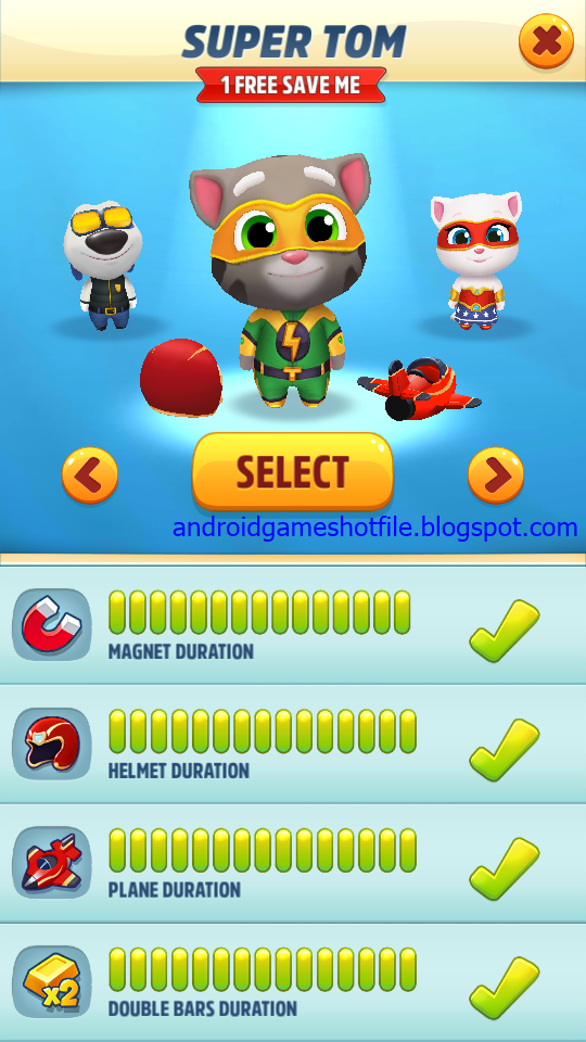 Talking Tom Gold Run v1.1.1.116 Mod Apk Unlimited Gold and Lives