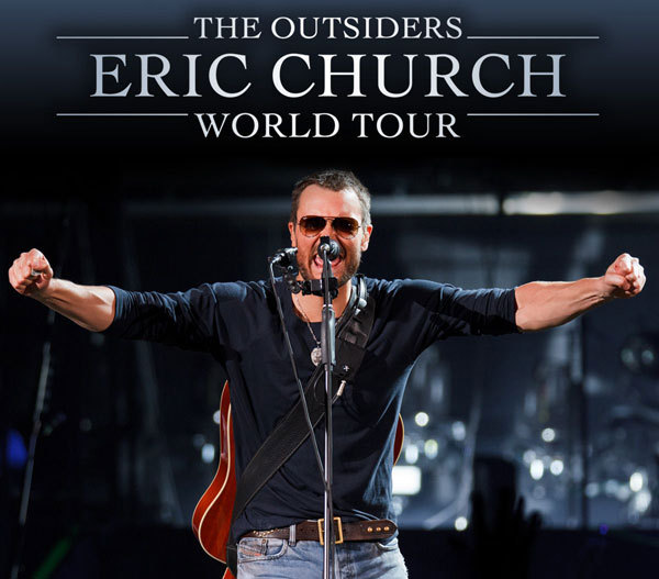Triangle Music Eric Church announces 'The Outsiders' spring tour