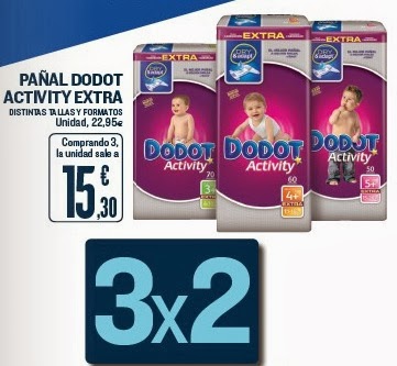 pañales dodot 3x2
