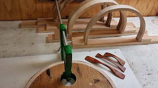 Wood bending course - London School of Furniture Making Image of bent wooden items