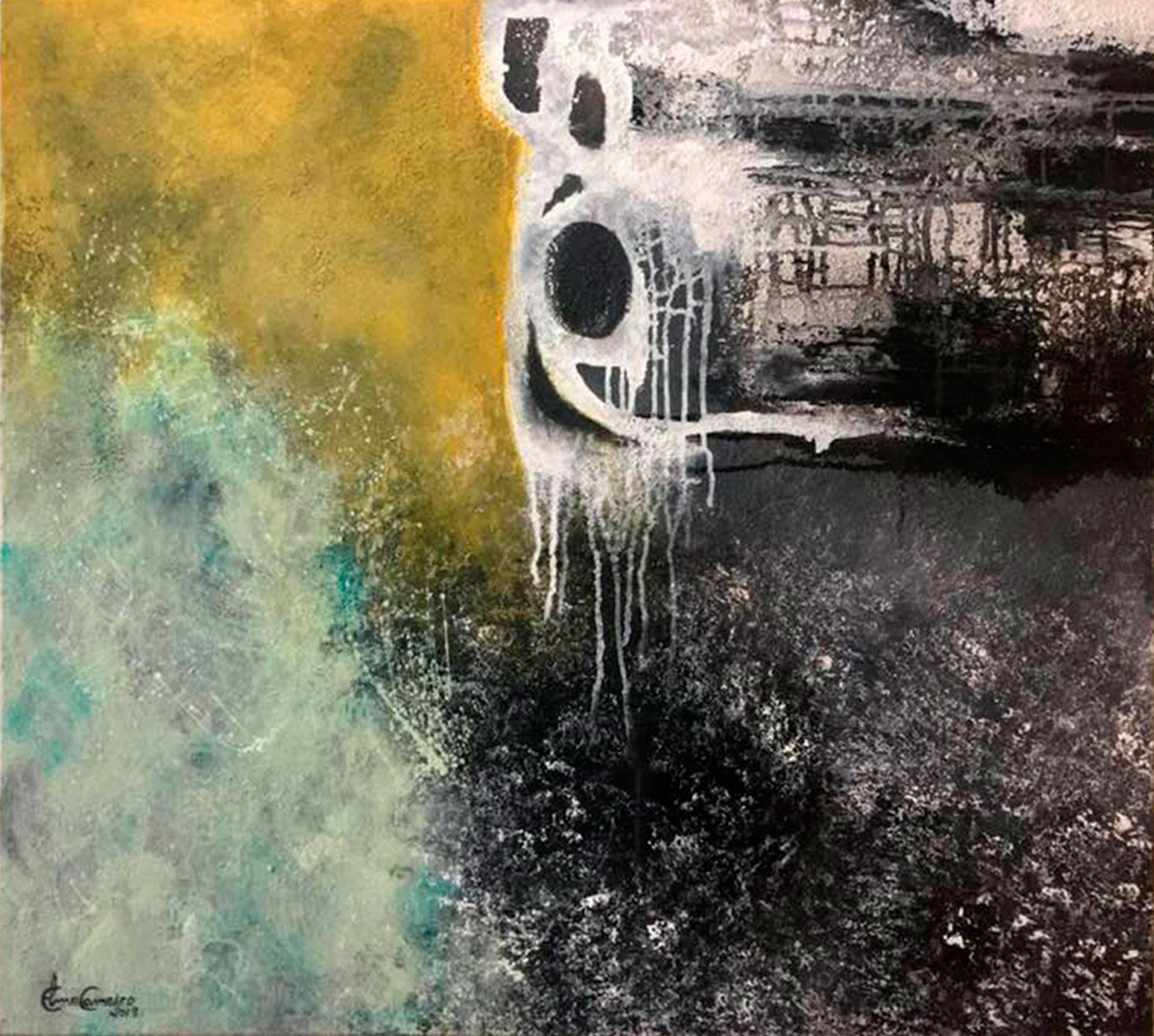 Arte de Elma Carneiro - abstração Arte abstrata de Elma Carneiro-GO
