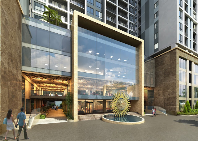 Phối cảnh mặt trước của chung cư Helios Tower 75 Tam Trinh Phối cảnh mặt trước của chung cư Helios Tower 75 Tam Trinh