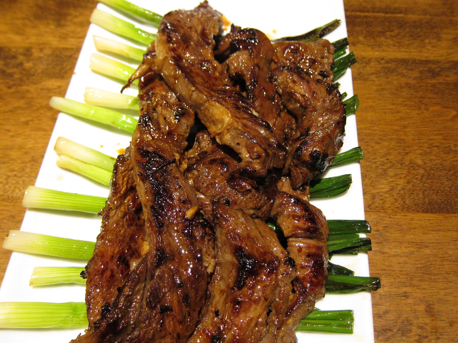 milk and blackberries Korean Sizzling Beef Satay