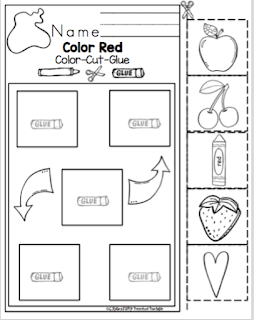 Learning Colors "No Prep" (updated file) ~ Preschool Printables
