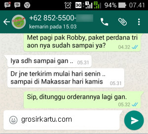 testimonial perdana tri testimonial suplier kartu tri