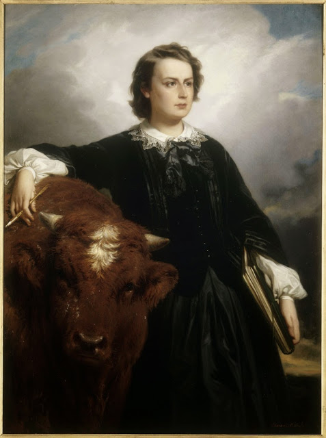 Edouard Louis Dubufe, Portrait of Rosa Bonheur 1857.