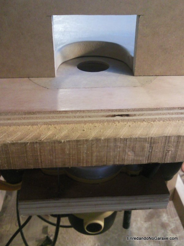 Mesa fresadora, inserto y guía, enredandonogaraxe.com