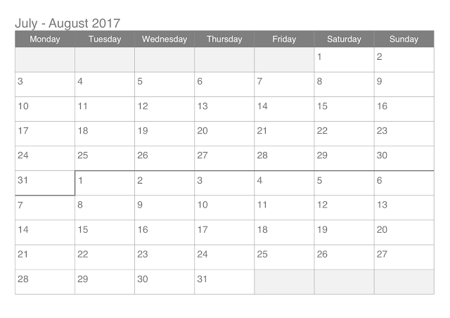 3 month calendar