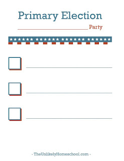 Presidential Election Resources with FREE Printable Ballots