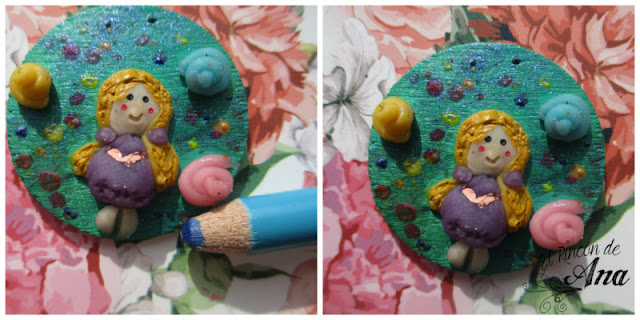 Collar de muñequita en porcelana fría - Colaboración con Ysne