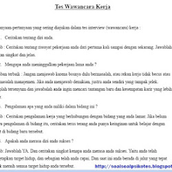 Contoh Soal Psikotes Jne Kumpulan Materi Pelajaran Dan Contoh Soal 4