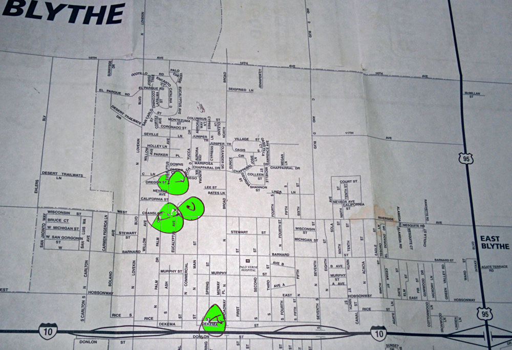 Blythe Ca Zip Code Map United States Map