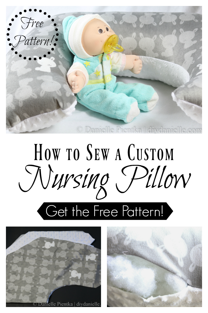 How to Sew a Nursing Pillow DIY Danielle