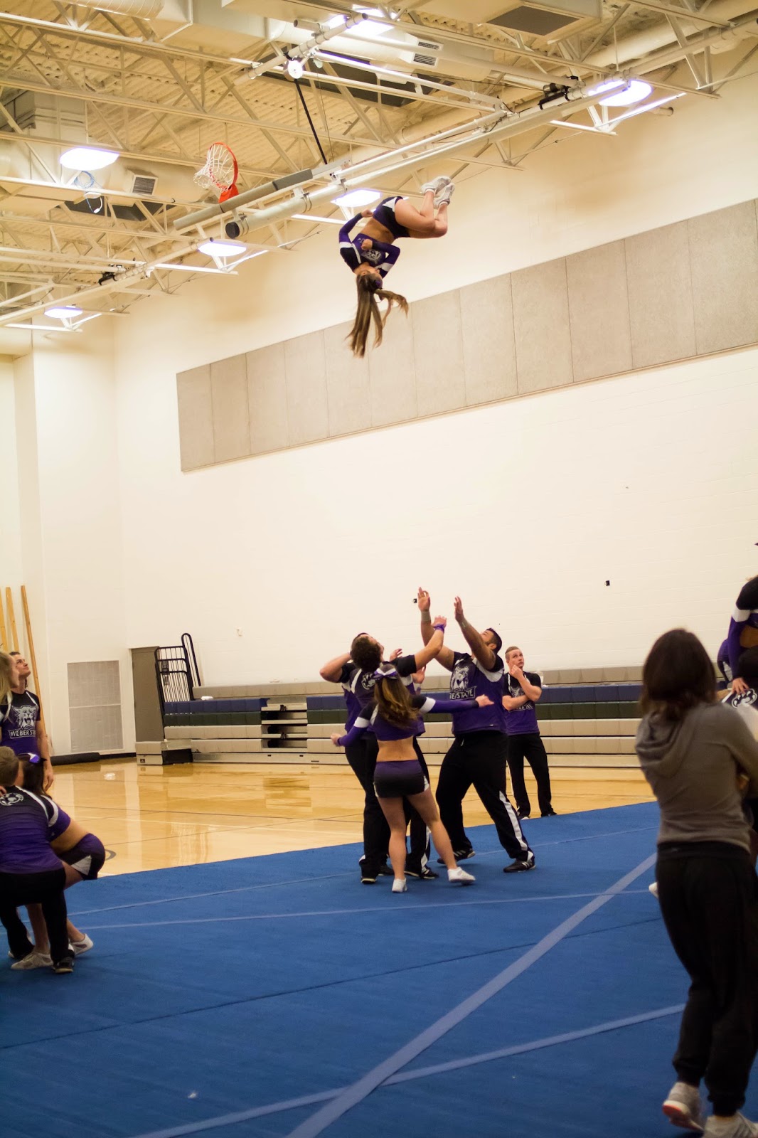 Rachel Lindsey Photography Weber State Cheer Team