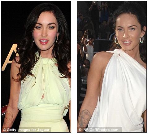 megan fox monroe marilyn tattoo now rheass arm her 2009 seemed much right