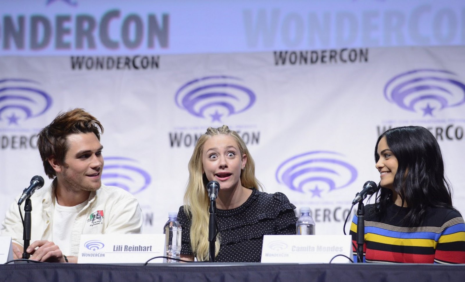Camila Mendes // 'Riverdale' press room at WonderCon in Anaheim - March