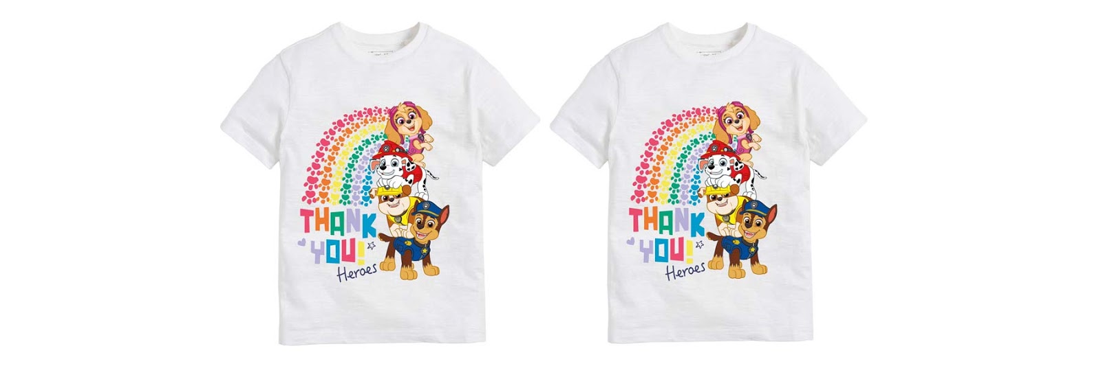 NickALive!: Nick Jr. Launches Edition PAW Patrol T-Shirt in Support of the