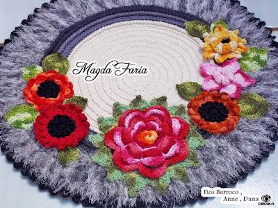 Barroco Decore, Barroco Natural, Duna e Anne. Agulha Soft 3.5, TAPETE, TAPETE COM FLORES, TAPETES REDONDOS, TAPETES REDONDOS COM APLIQUE DE FLORES, TAPETE LISANTO Barroco Decore, Barroco Natural, Duna e Anne. Agulha Soft 3.5, TAPETE, TAPETE COM FLORES, TAPETES REDONDOS, TAPETES REDONDOS COM APLIQUE DE FLORES, TAPETE LISANTO