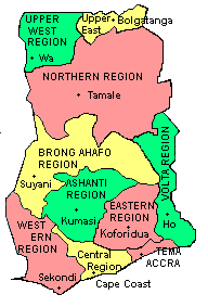 Ghana Ethnic Map 31