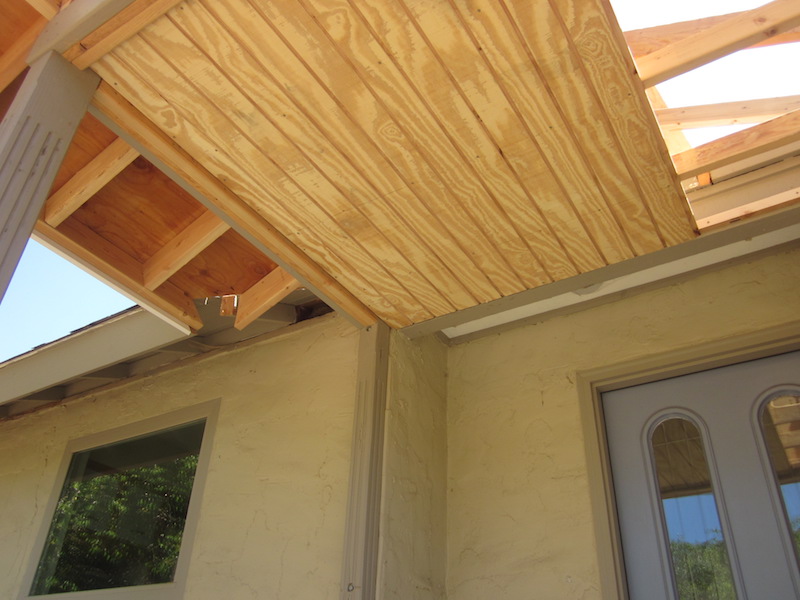 Remodeling Writing In Southern California Porch Roof Part 2