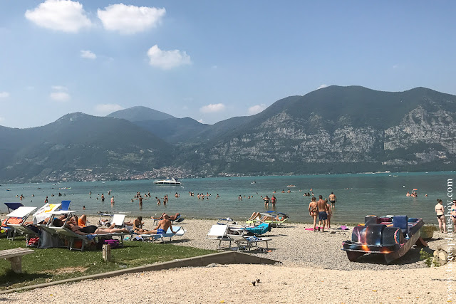 Bañarse lagos Italia viaje Lago Iseo