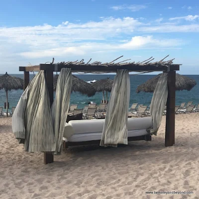 beach lounge at Four Seasons Resort Punta Mita in Mexico