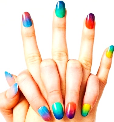 Diseño de uñas Foto de diseños de uñas juvenil y colorido