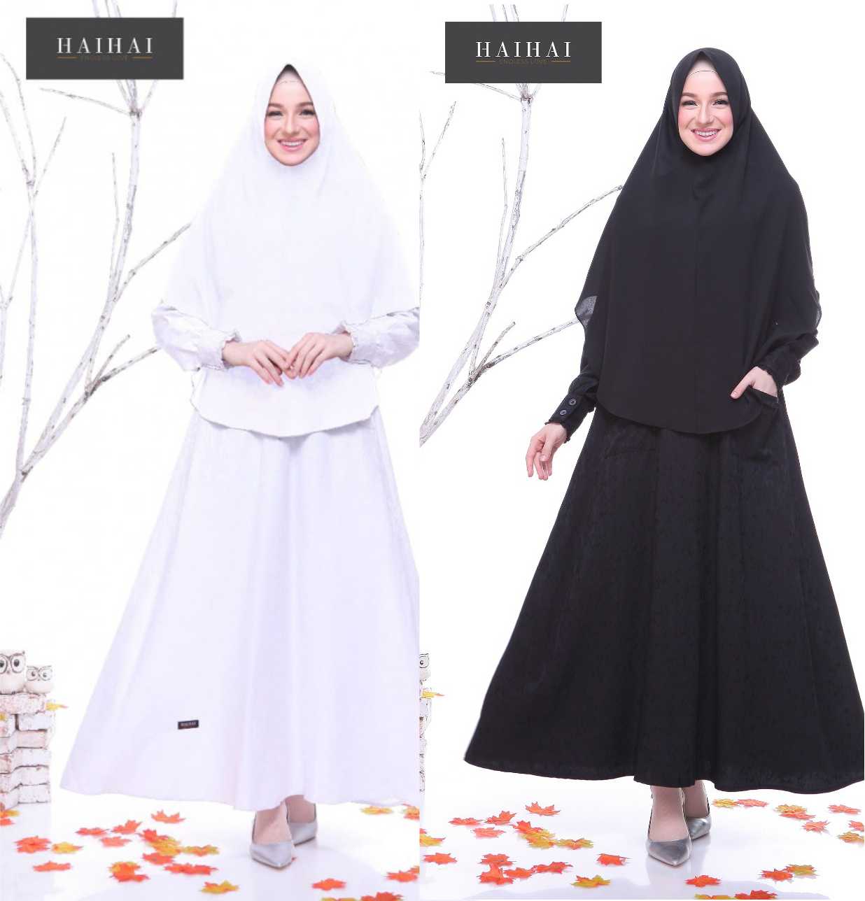 koleksi terbaru gamis set syar i haihai gm 47 koleksi terbaru gamis set syar i haihai gm 47
